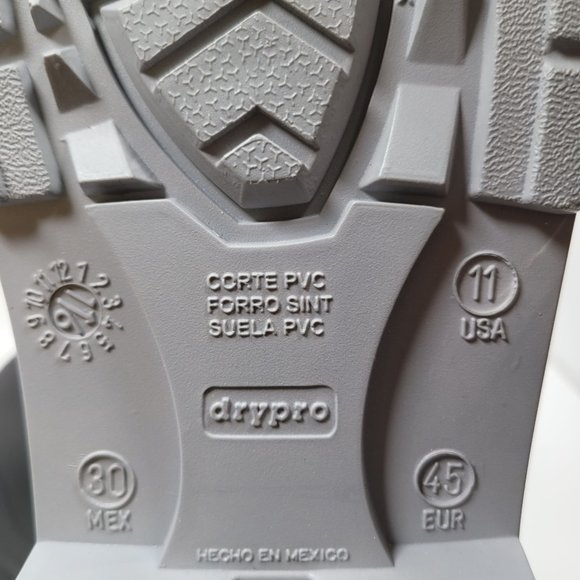 Drypro Men's Waterproof Black Working Boots US Size 11 NWOT - Picture 10 of 11